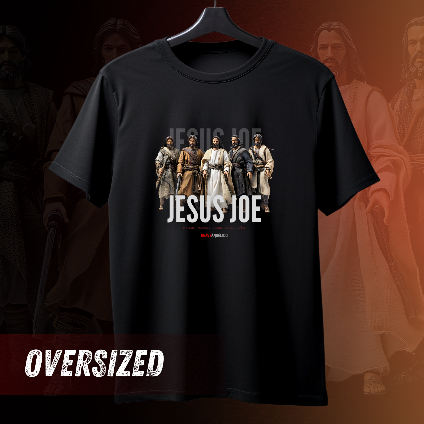 Camiseta Oversized - Jesus Joe