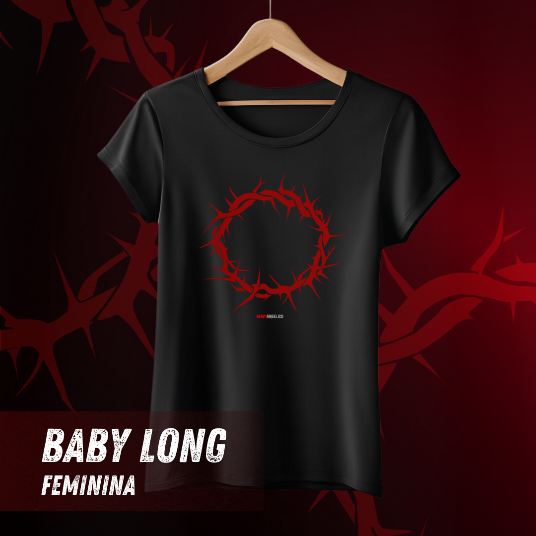 Nome do produto: Coroa de Espinhos - Camiseta Feminina