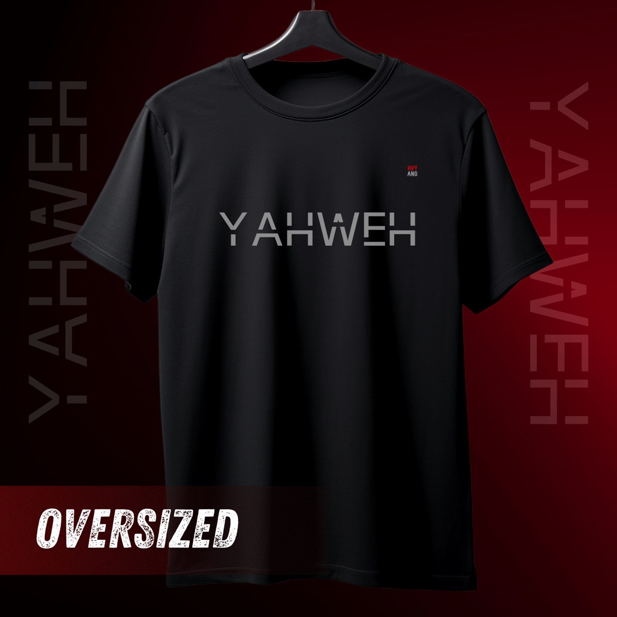 Nome do produto: Yahweh HVYANG - Camiseta Oversized