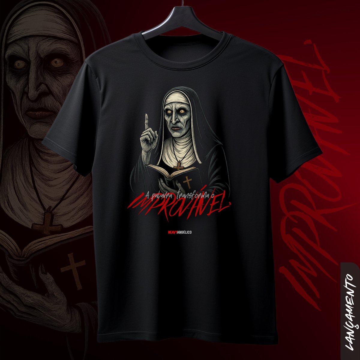 Nome do produto: A Palavra Transforma o Improvável - Camiseta Unissex