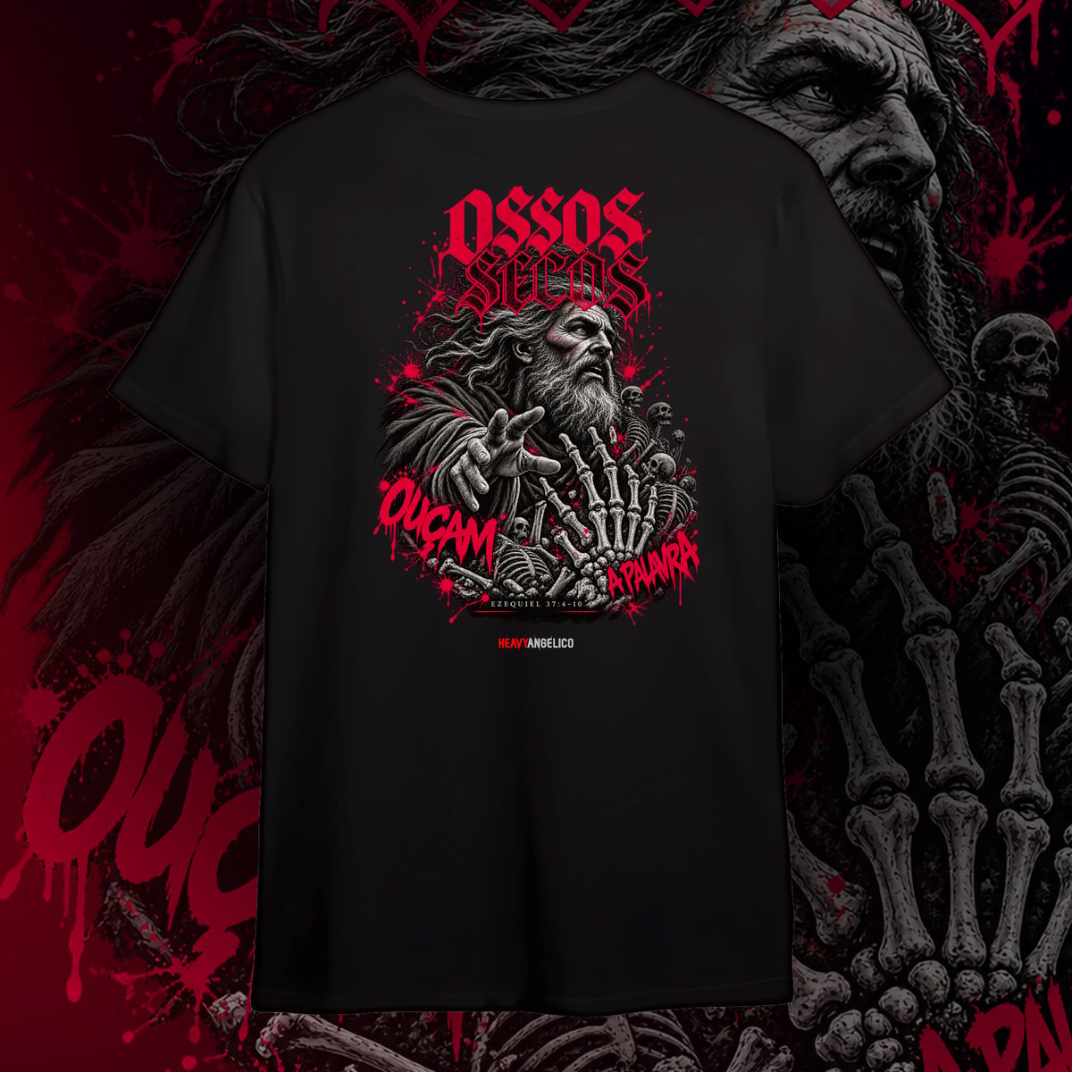 Nome do produto: OSSOS SECOS - Camiseta Unissex