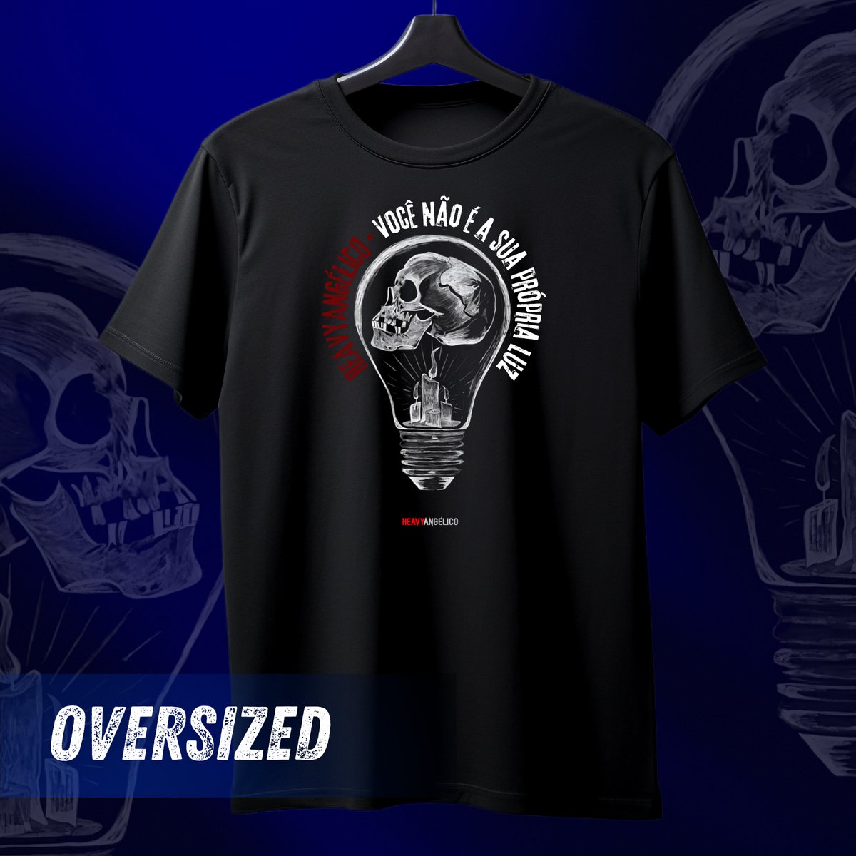 Nome do produto: Você não é a Sua Própria Luz - Camiseta Oversized
