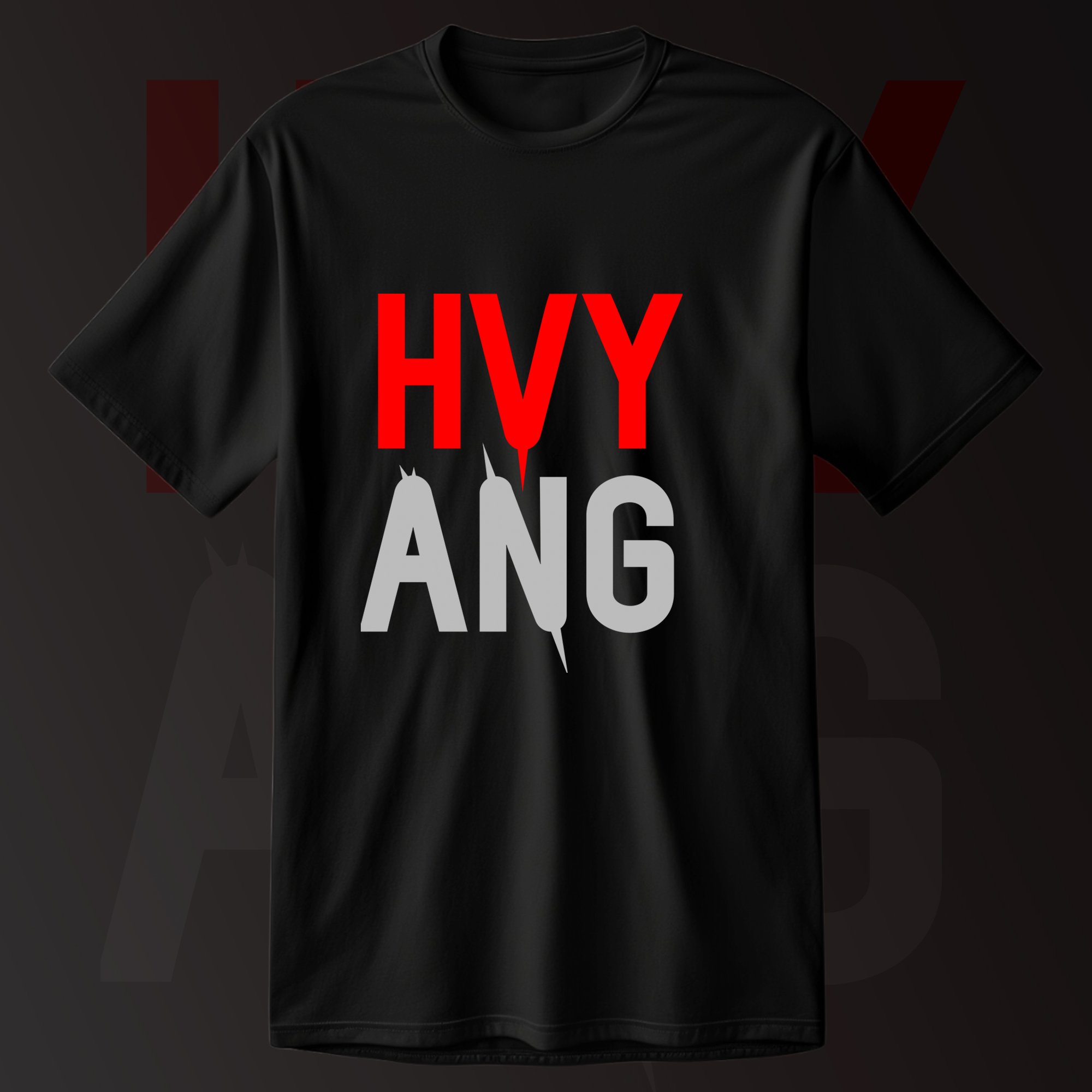 Camiseta HvyAng no Peito (Unissex)