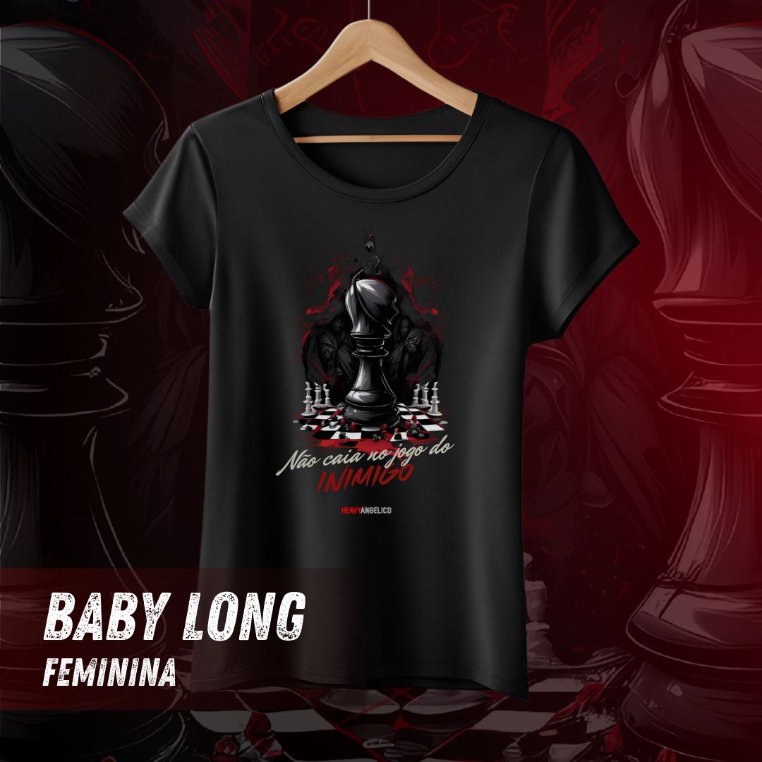 Nome do produto: Não caia no jogo do inimigo - Camiseta Feminina