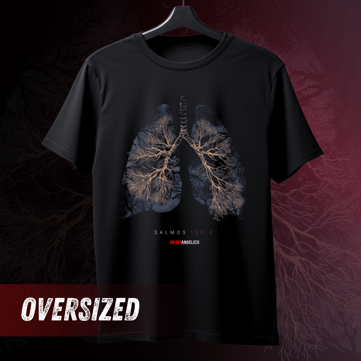 Nome do produto: Salmos 150:6 - Camiseta Oversized