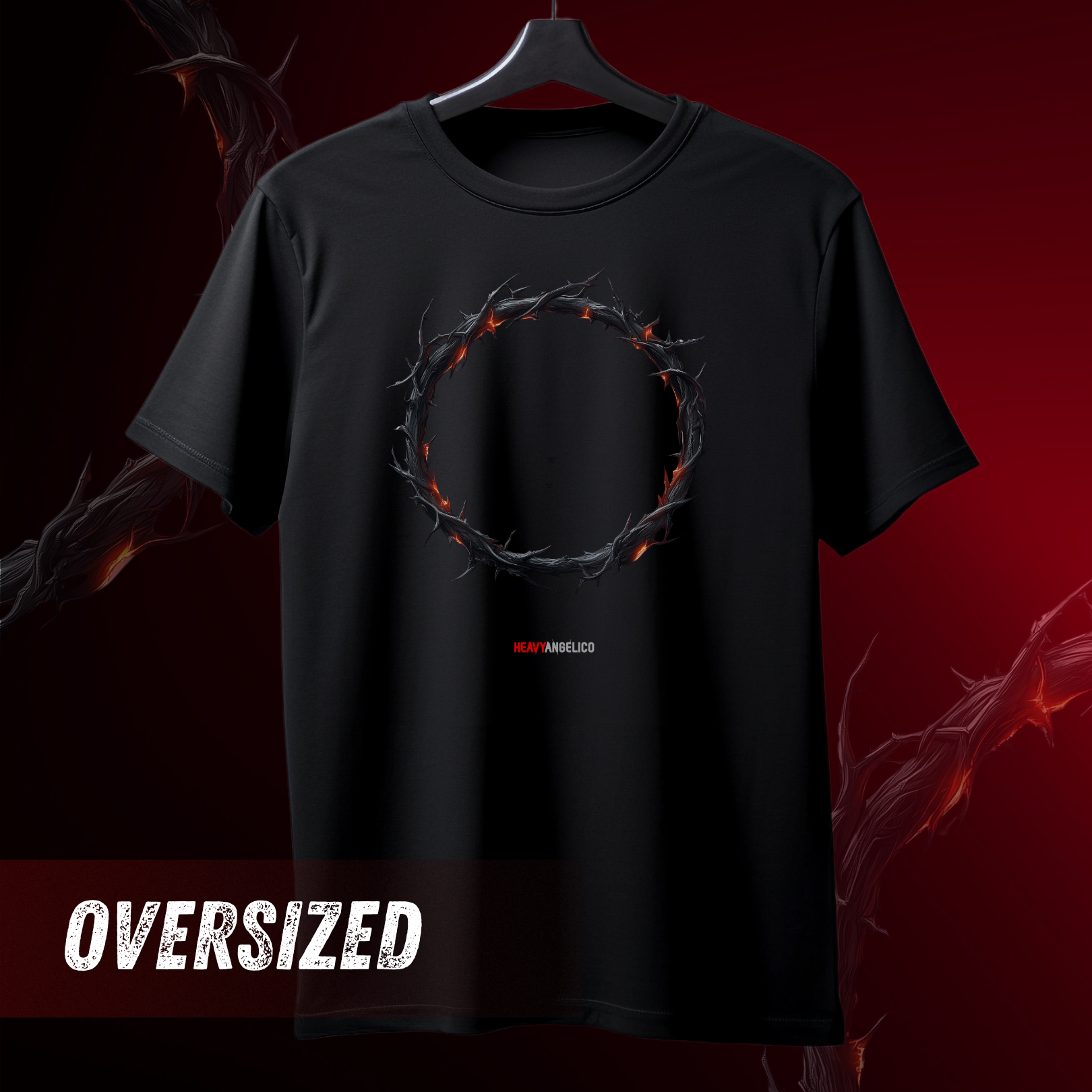 Camiseta Oversized - Crown of Thorns 