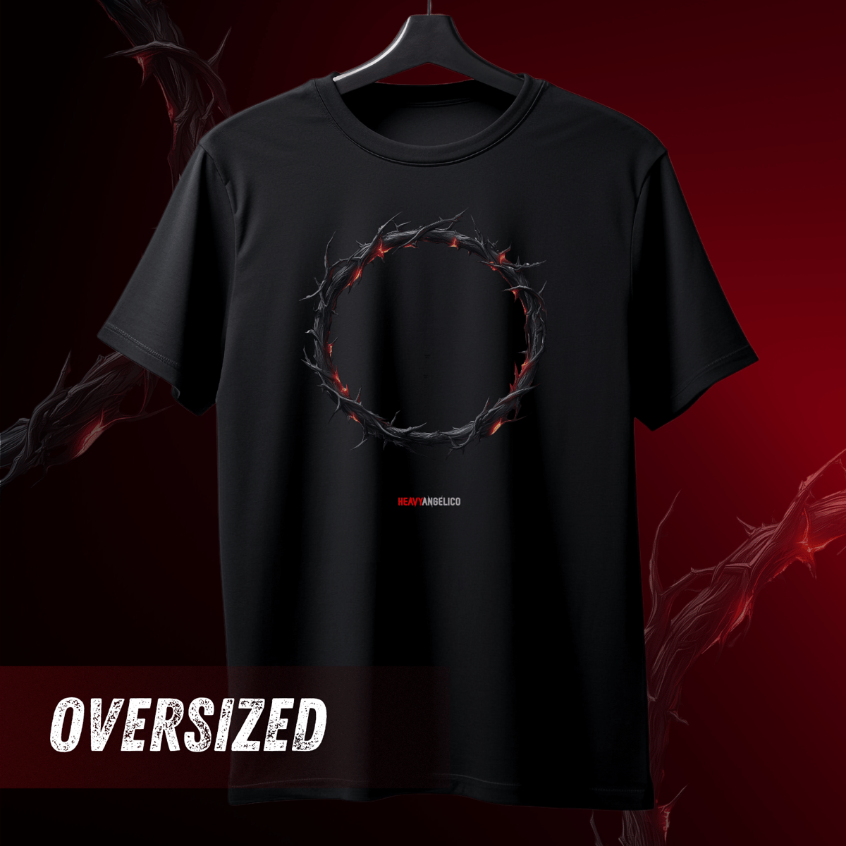 Nome do produto: Crown of Thorns - Camiseta Oversized