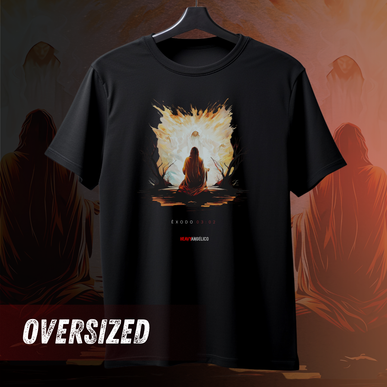 Camiseta Oversized - Burning Bush