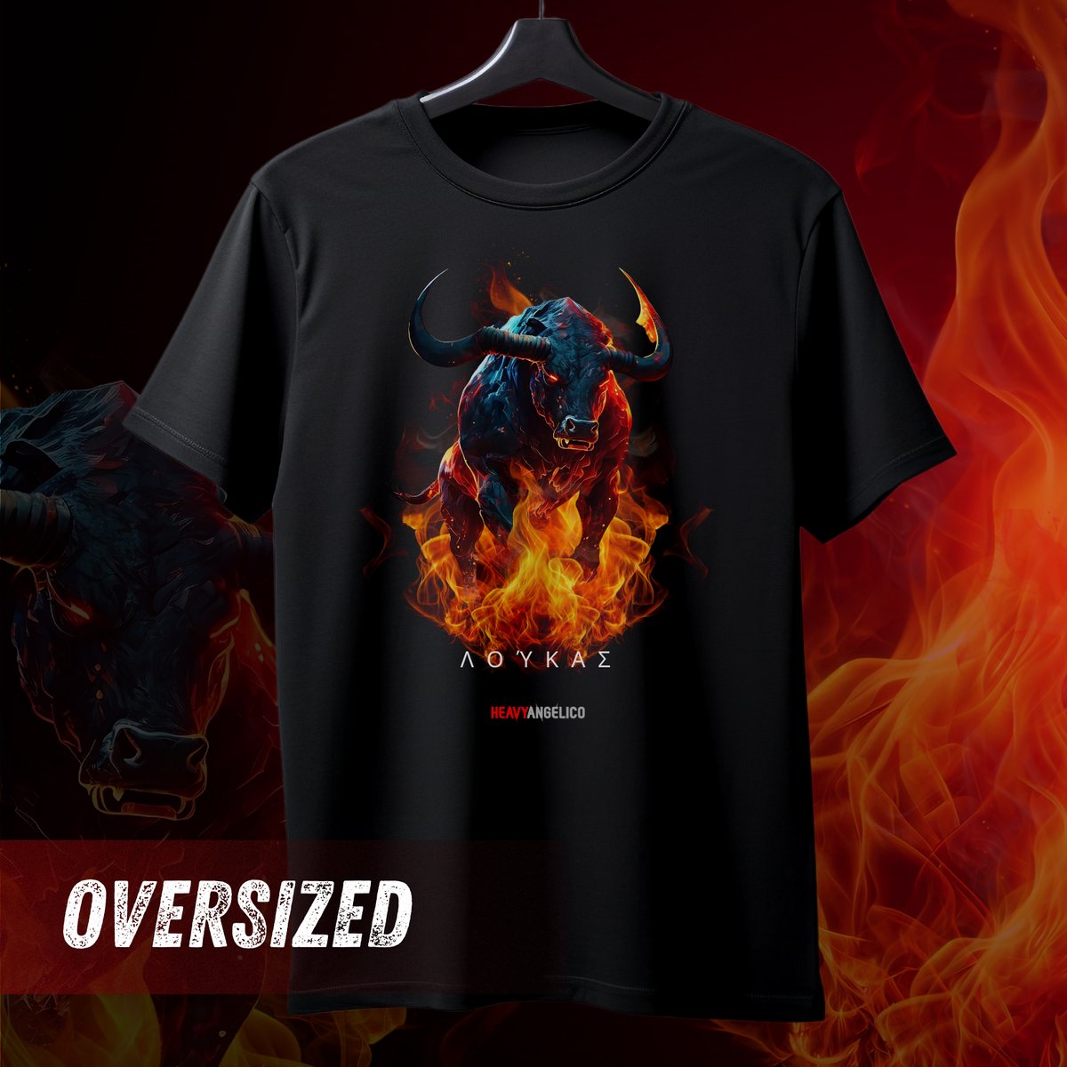 Nome do produto: Lucas Bulls - Camiseta Oversized 