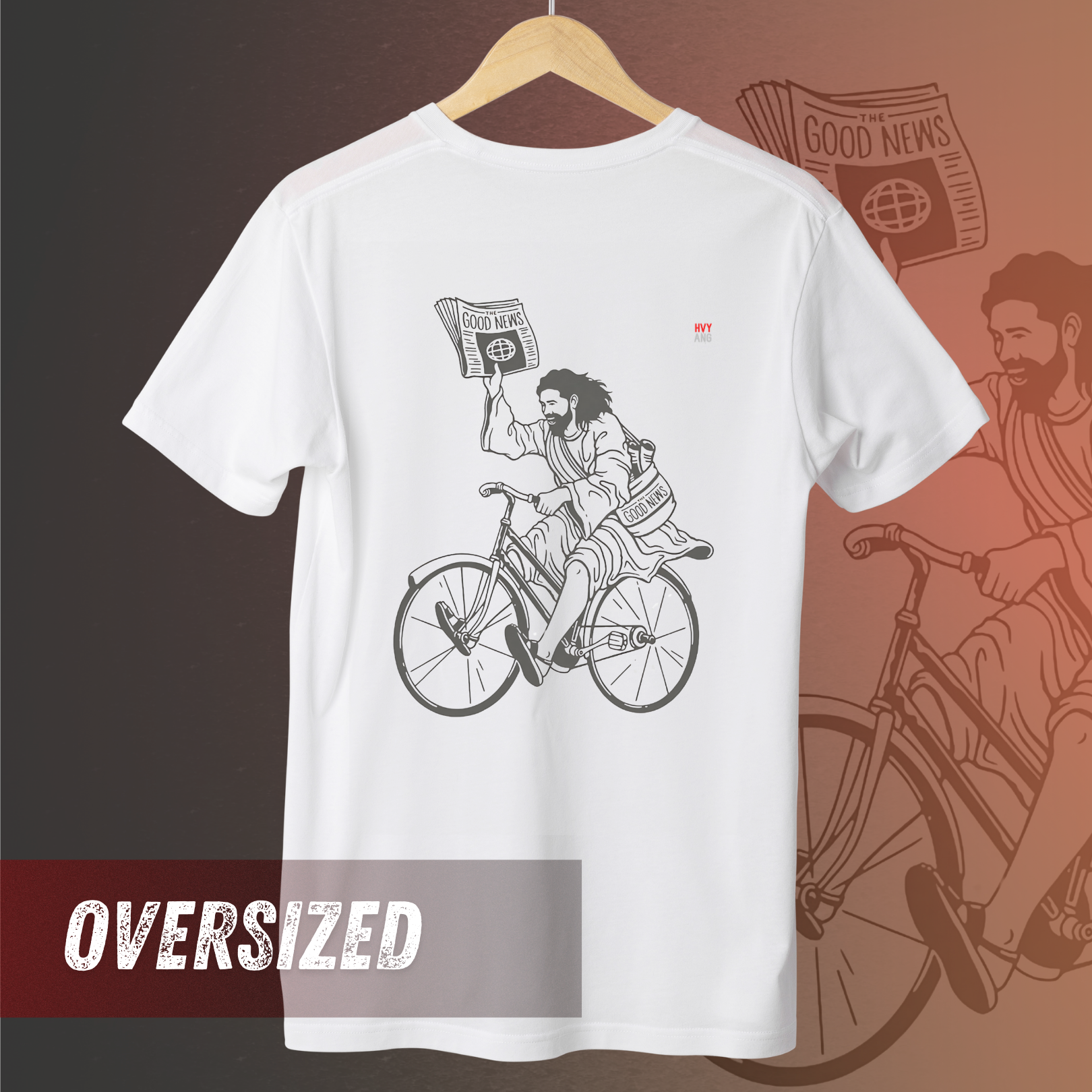 Camiseta Oversized - Good News