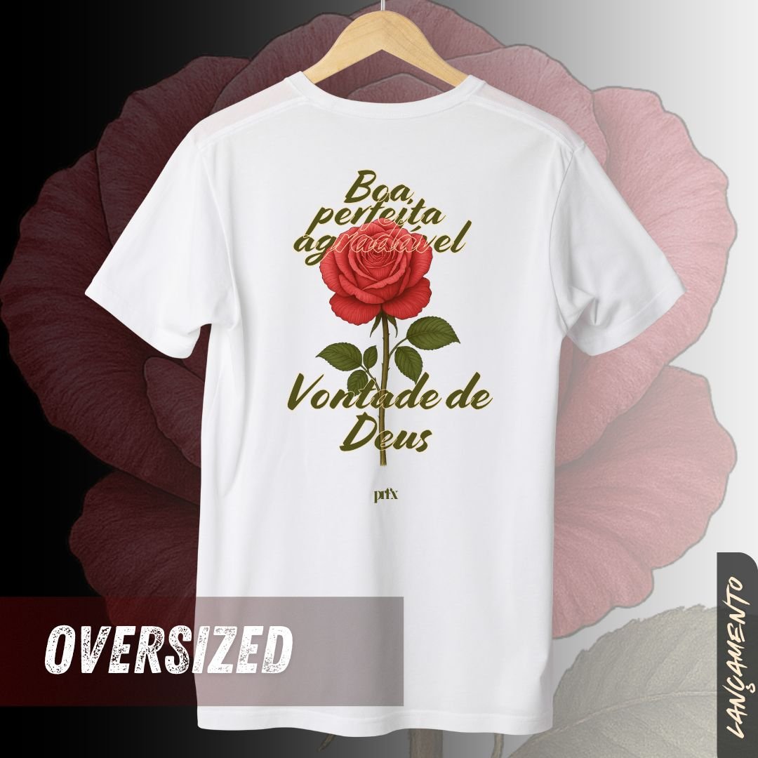 Nome do produto: Boa, Perfeita e Agradável - Purifixe - Camiseta Oversized