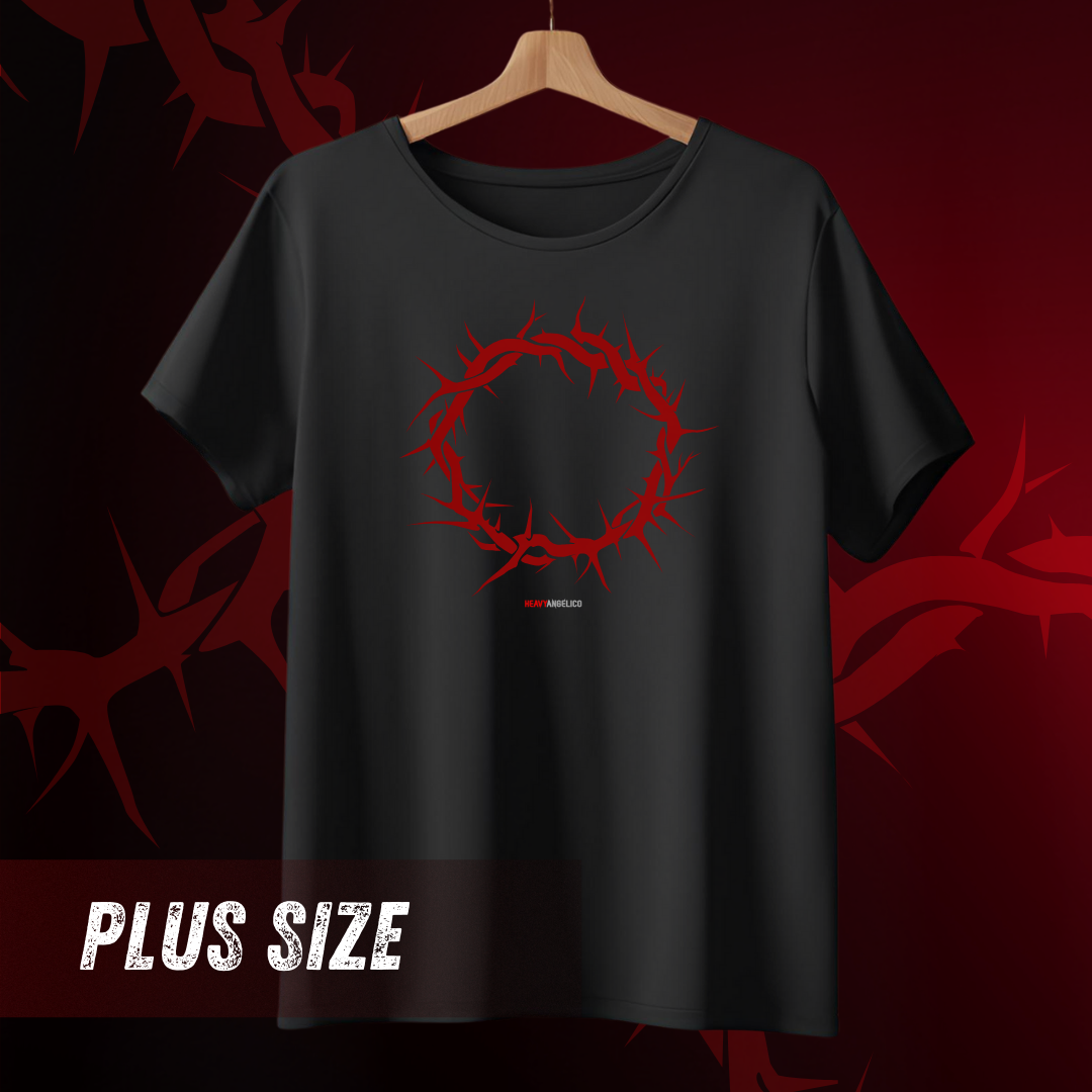 Nome do produto: Coroa de Espinhos - Camiseta Plus Size