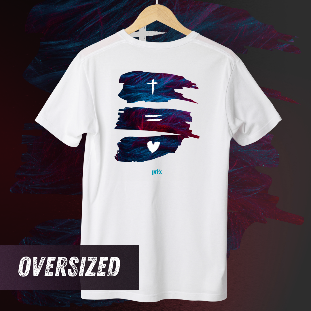 Cruz = Amor - Purifixe - Camiseta Oversized