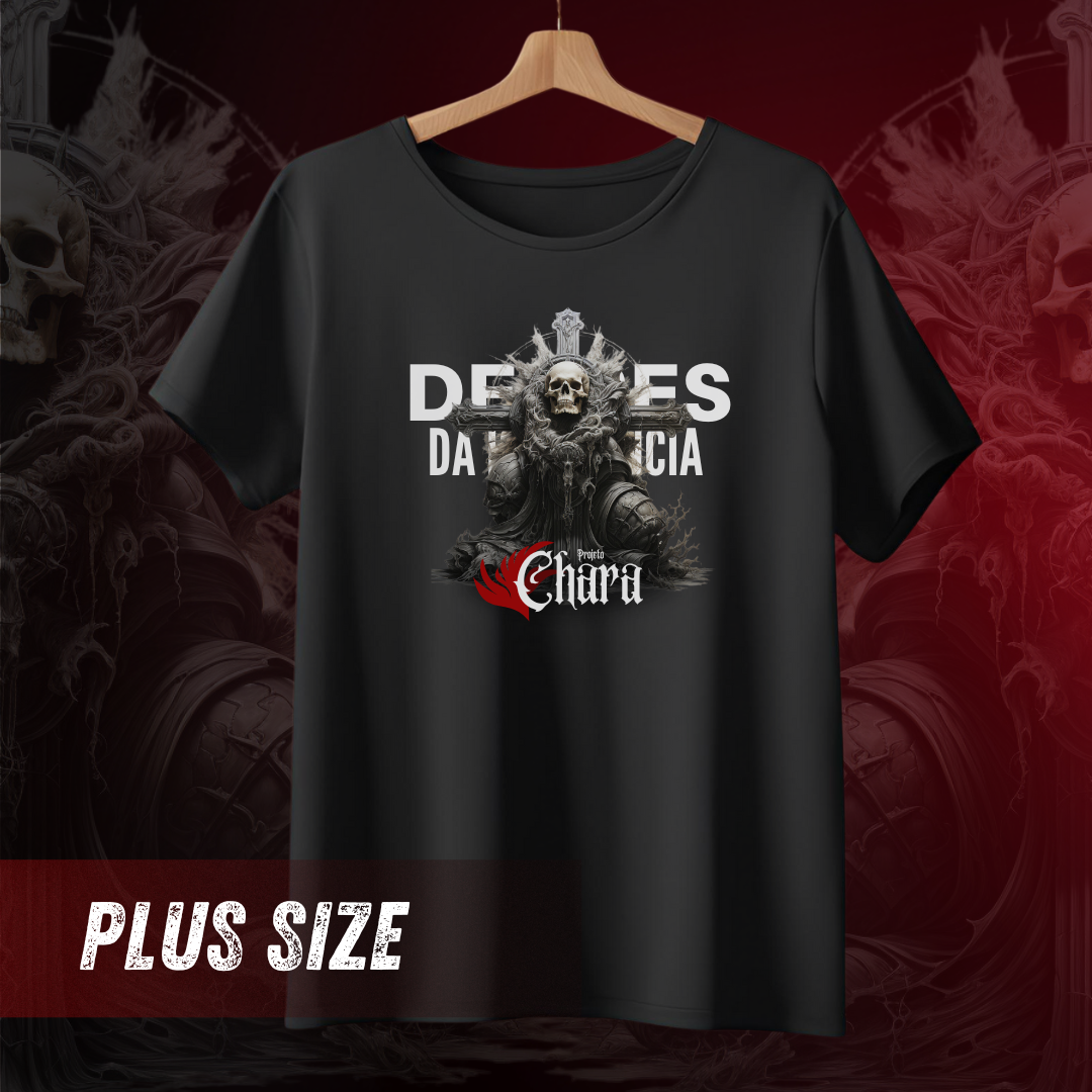 Nome do produto: Totem Deuses da Ignorância - Projeto Chara - Camiseta Plus Size
