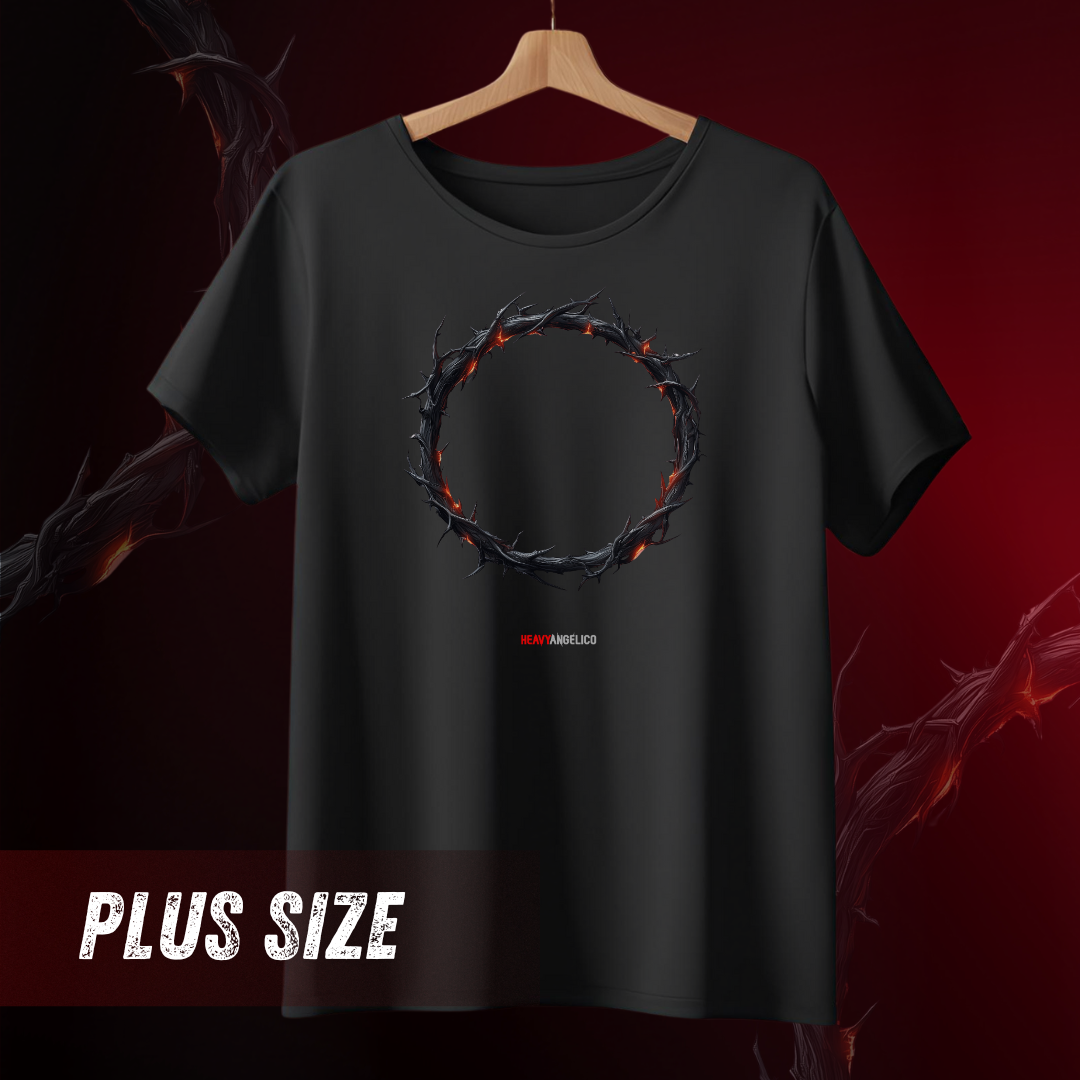 Nome do produto: Crown of Thorns - Camiseta Plus Size