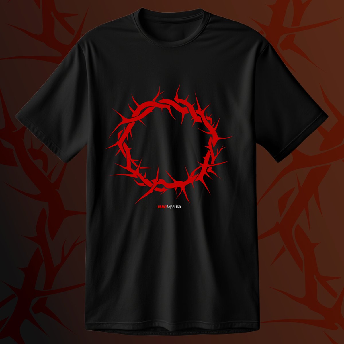 Nome do produto: Coroa de Espinhos - Camiseta Unissex