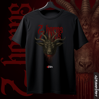 Nome do produto 7 Horns | 7 Eyes – O Cordeiro é Digno - Projeto Chara - Camiseta Unissex