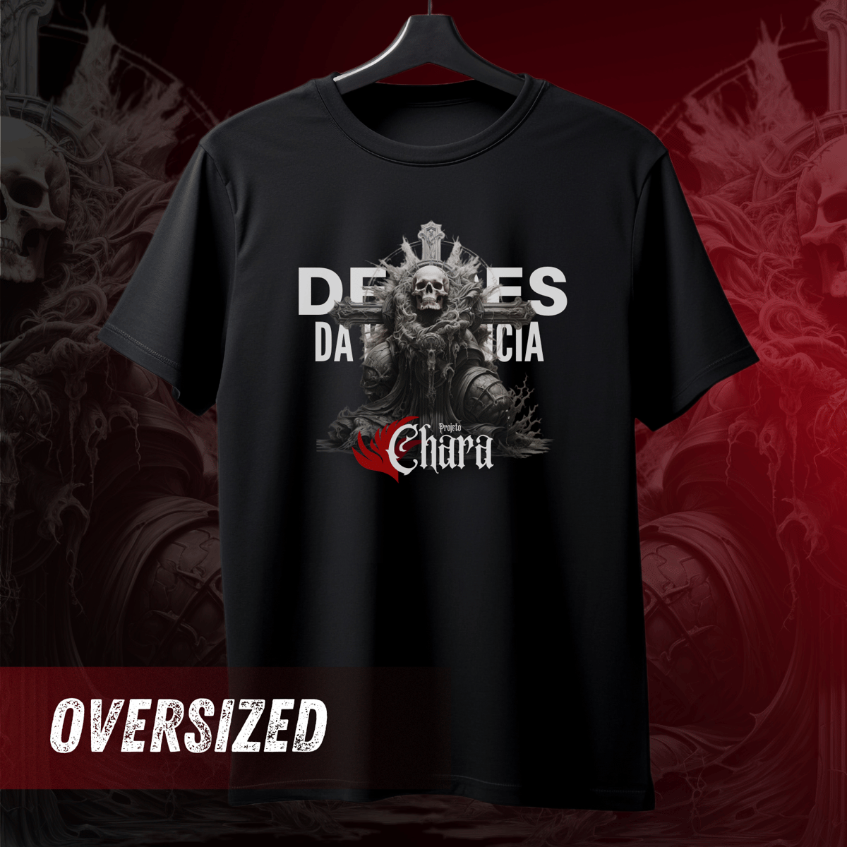Nome do produto: Totem Deuses da Ignorância - Projeto Chara - Camiseta Oversized
