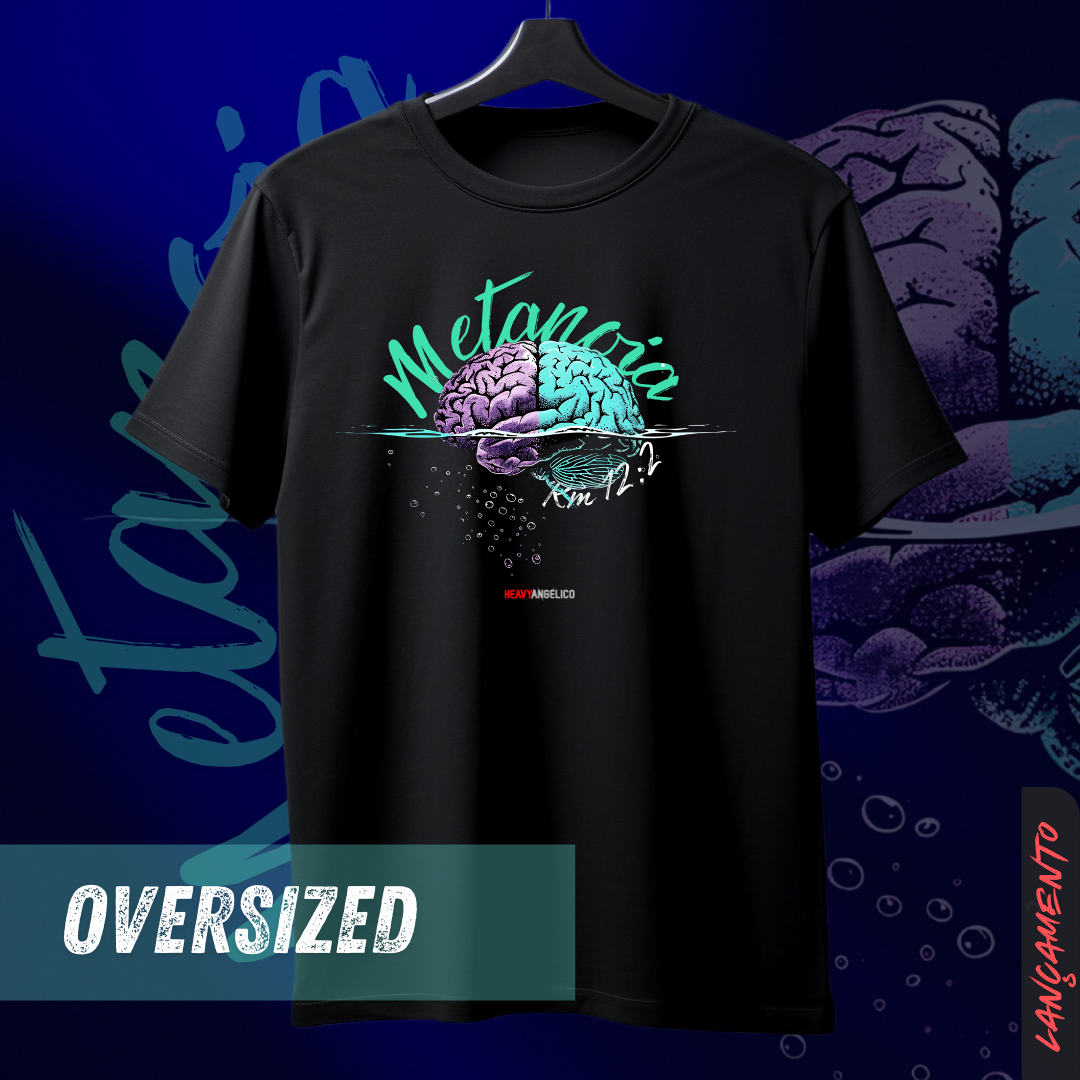 Nome do produto: Metanoia – Romanos 12:2 - Camiseta Oversized