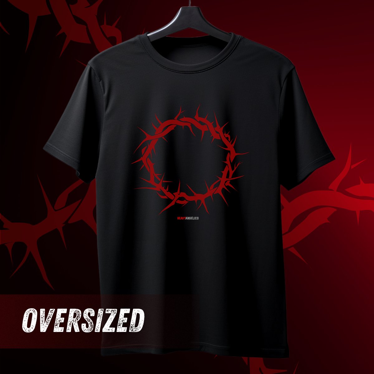 Nome do produto: Coroa de Espinhos - Camiseta Oversized