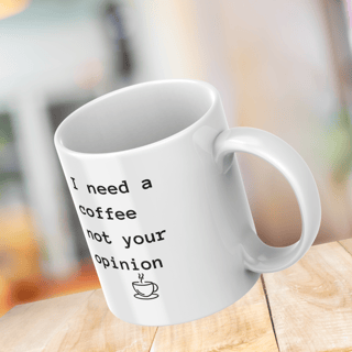 Nome do produto Caneca I Need a Coffee