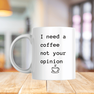 Nome do produto Caneca I Need a Coffee