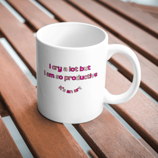 Nome do produto Caneca I cry a lot
