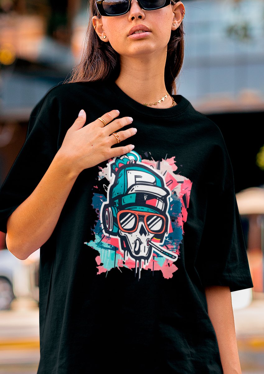 Nome do produto: Camiseta Caveira Style Moderna 