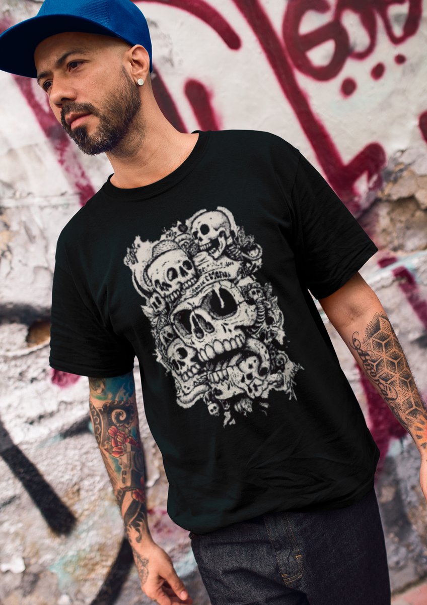 Nome do produto: Camiseta Caveira Style  