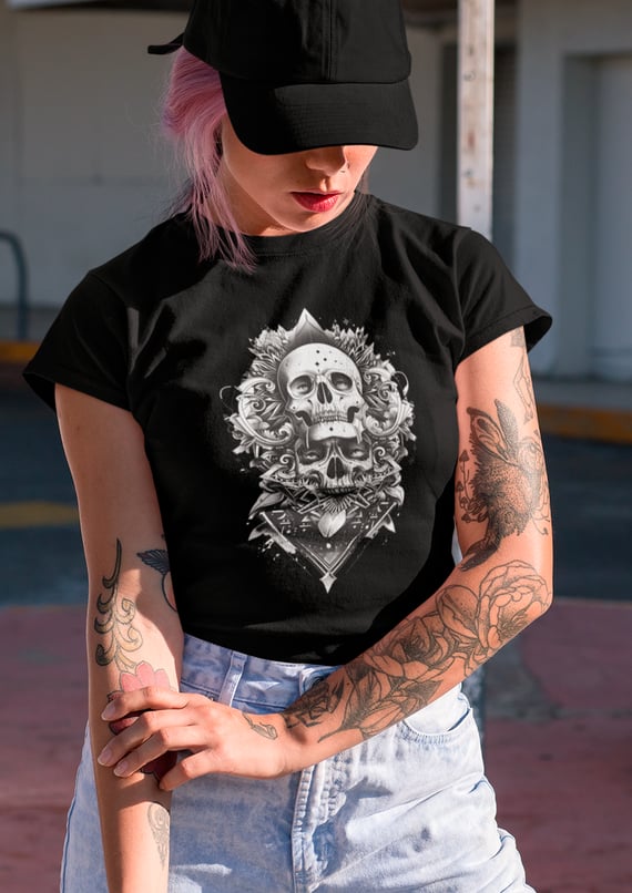 Camiseta Street Caveira 