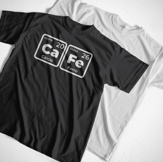 Nome do produtoCamiseta Oversized - Café Tabela Periódica