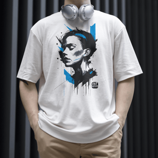 Camiseta Oversized - Face Woman