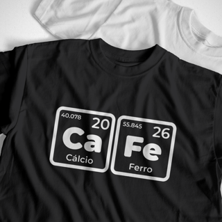 Nome do produtoCamiseta Oversized - Café Tabela Periódica