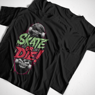 Nome do produtoCamiseta Oversized - Skate or Die