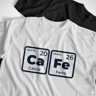Camiseta Oversized - Café Tabela Periódica