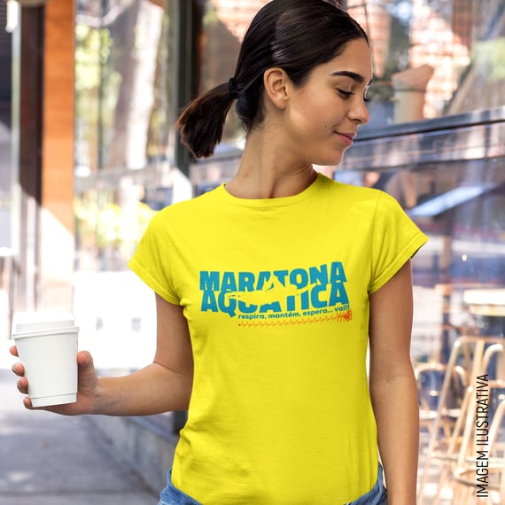 Baby look Maratona Aquática.