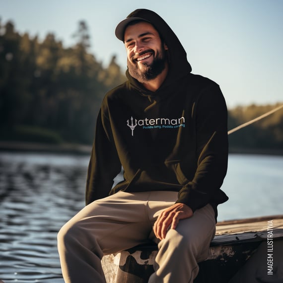 Moletom Waterman - Paddle long, Paddle Strong
