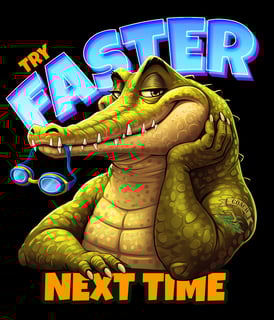 Nome do produto Camiseta Try Faster Next Time
