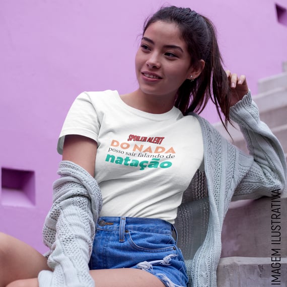 Camiseta Spoiler Alert Natação