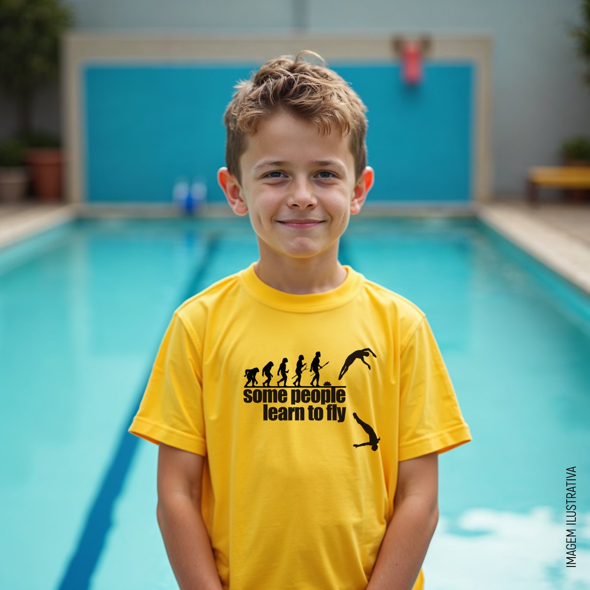 Nome do produto: Camiseta Evolução Saltos Ornamentais