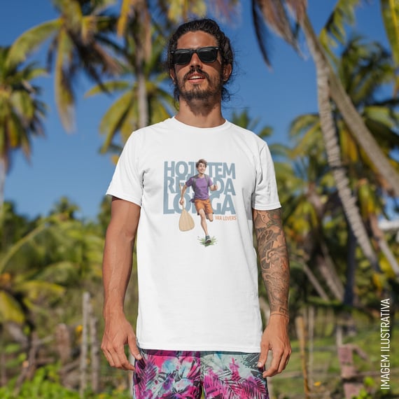 Camiseta - Hoje tem remada longa