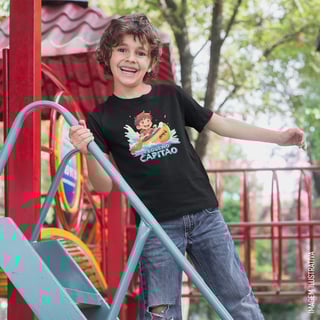Camiseta Infantil (10 a 14)- Pequeno Capitão