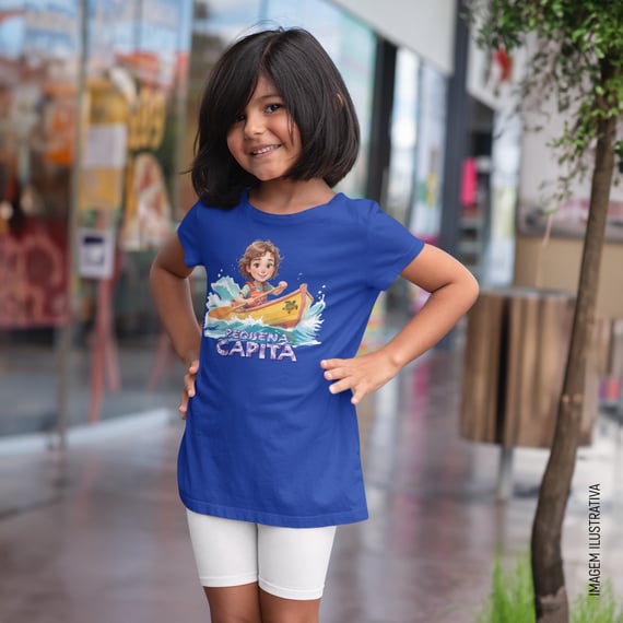 Camiseta Infantil - Pequena Capitã