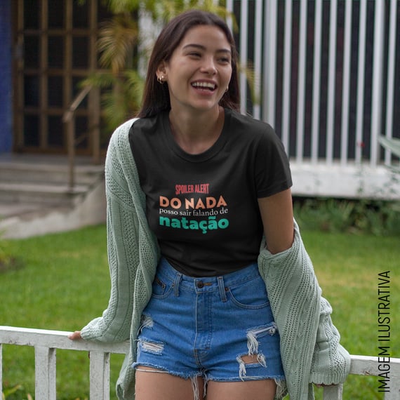 Camiseta Spoiler Alert Natação