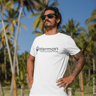 Nome do produto Camiseta Waterman - Paddle Long. Paddle Strong - Branca