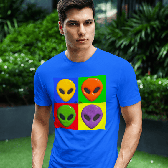 Camisa Aliens Coloridos