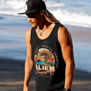 Nome do produto Regata Alien - Tropical Paradise