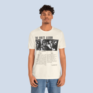 Nome do produto Camiseta Premium White Album Tracklist Off-White Unissex