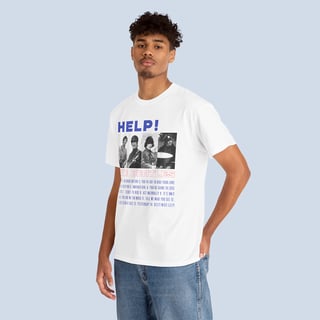 Nome do produto Camiseta Help The Beatles Tracks Unissex