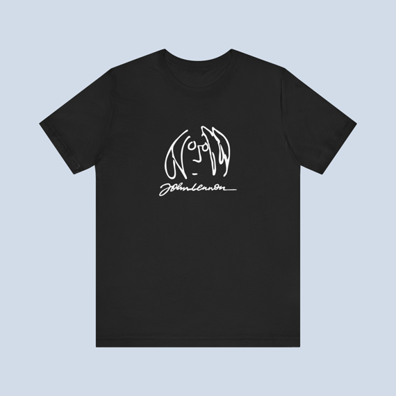 Camiseta John Lennon Assinatura Unissex